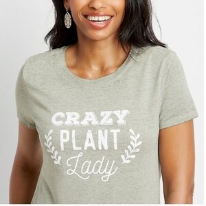 Crazy Plant Lady Burnout Tee